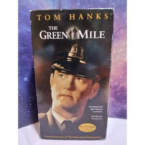 🌍5/$10🌎 The Green Mile Tom Hanks VHS Tape + Bonus Footage Tape